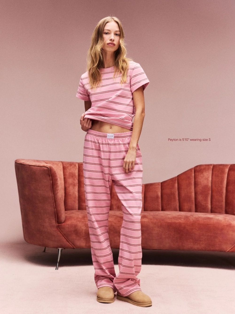 NEW Parke Sweetheart Striped Sweatpants